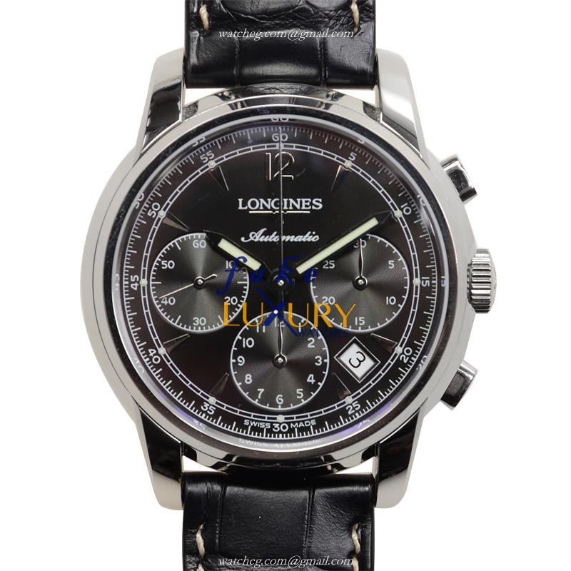 Longines L2.752.4.52.3 Saint Imier Automatic Swiss Replica Watch, Black Dial, Stainless Steel Case - Luxury Replica Watch