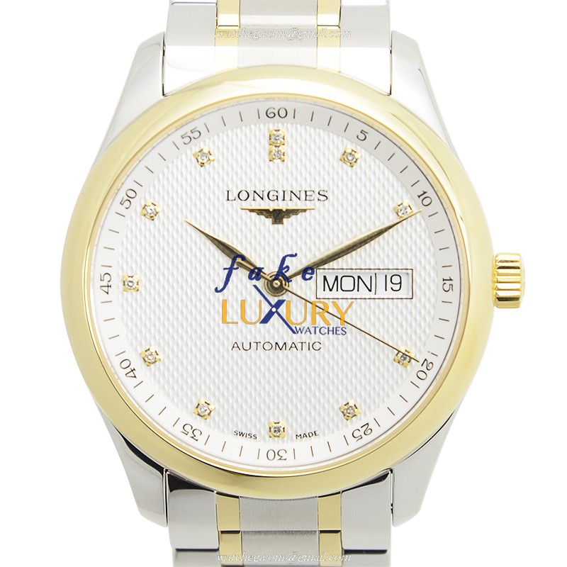 Longines L2.755.5.77.7 Master Auto 18kt Yellow Gold - Ceramic Bezel - Swiss Movement - Replica Watch - Luxury Replica Watch