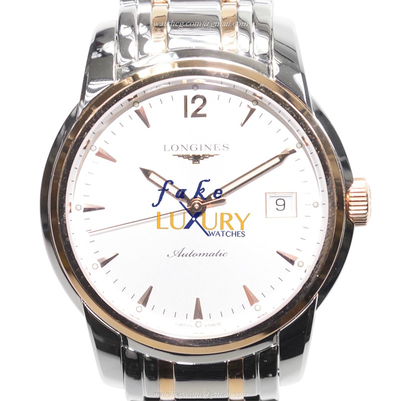 Longines L2.763.5.72.7 SAINT IMIER Automatic 18kt Rose Gold & Steel Replica Watch - Automatic