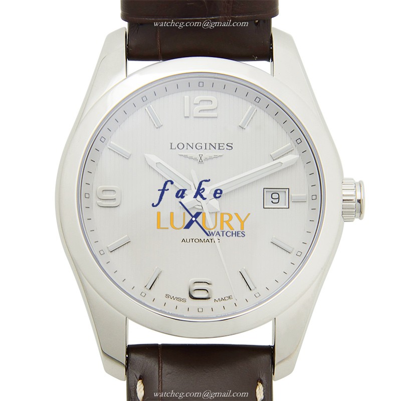 Longines L2.785.4.76.3 Replica Watch, Automatic, Silver Dial, Stainless Steel Case