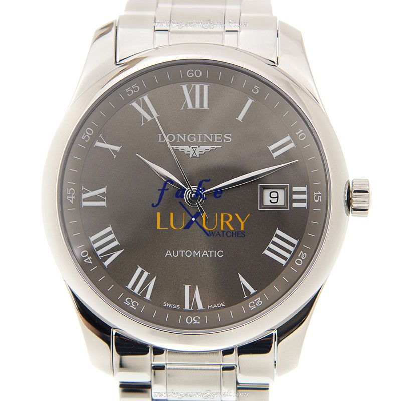 Longines L2.793.4.71.6 Replica Watch, Automatic, Brown Dial, Steel Case & Bracelet, 40mm