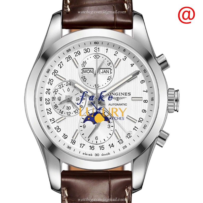 - LONGINES L2.798.4.72.3 CONQUEST CLASSIC AUTO STEEL DIAL - Replica Watch