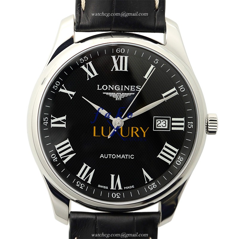 Longines L2.893.4.51.7 Replica Automatic Watch, Stainless Steel Case, Black Dial - Luxury Replica Watch