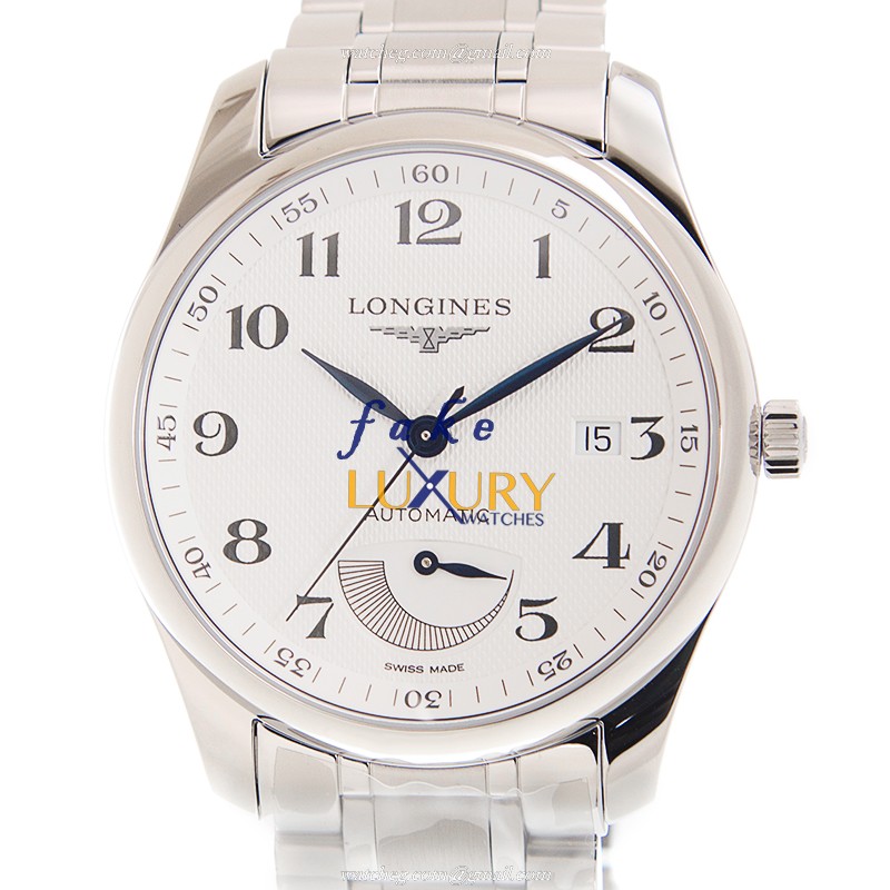 Longines L2.908.4.78.6 Replica Watch - Automatic Swiss Movement, Silver Dial, Stainless Steel Case