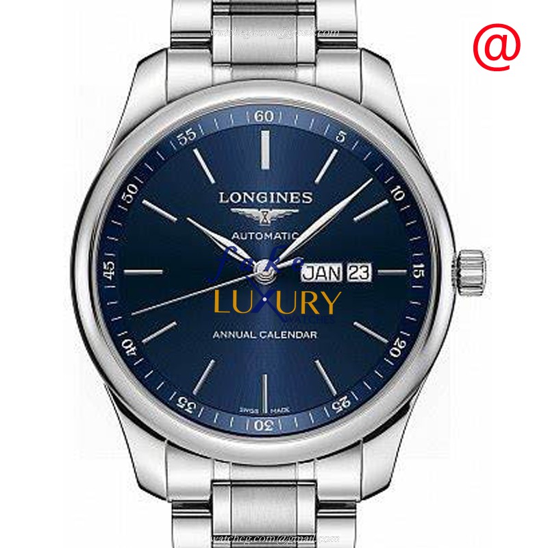 Longines L2.920.4.92.6 Master Replica Watch Automatic Movement Blue Dial Stainless Steel Case