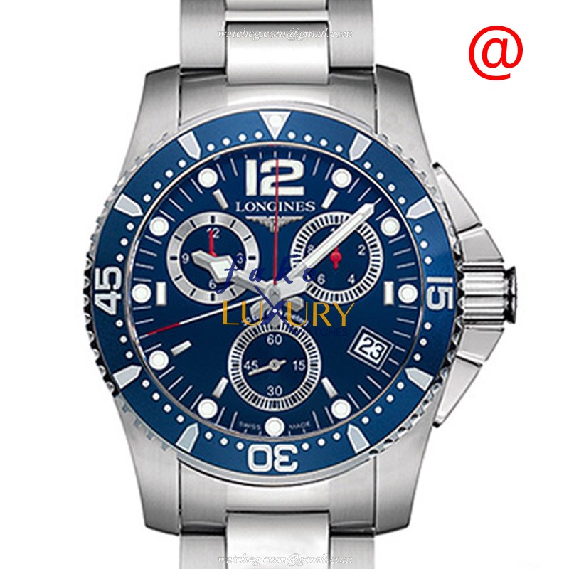 Longines L3.643.4.96.6 Replica Watch, Quartz, Stainless Steel Case, Blue Dial