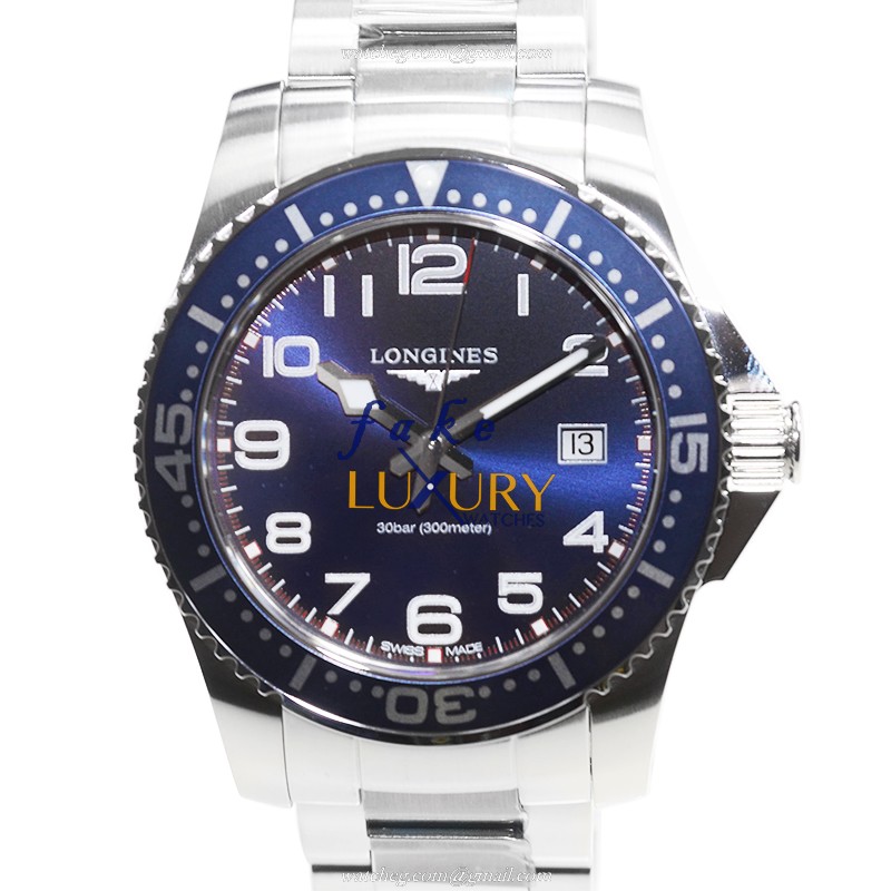 Longines L3.689.4.03.6 Replica Watch With Blue Dial, Stainless Steel Case Bracelet, Quartz