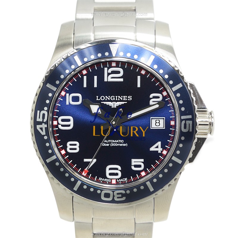 Longines L3.694.4.03.6 CONQUEST Automatic | Stainless Steel | Blue Dial | Silver Strap Replica Watch