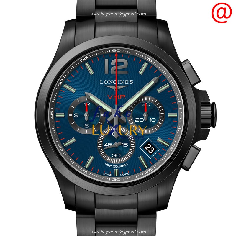 Longines L3.717.2.96.6 CONQUEST Quartz Stainless Steel - Blue Dial - Replica Watch - Luxury Replica Watch