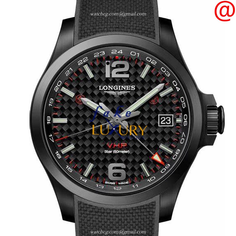 Longines L3.718.2.66.9 Replica Watch, Quartz, Black Dial, Stainless Steel Case, Folding Clasp - Luxury Replica Watch