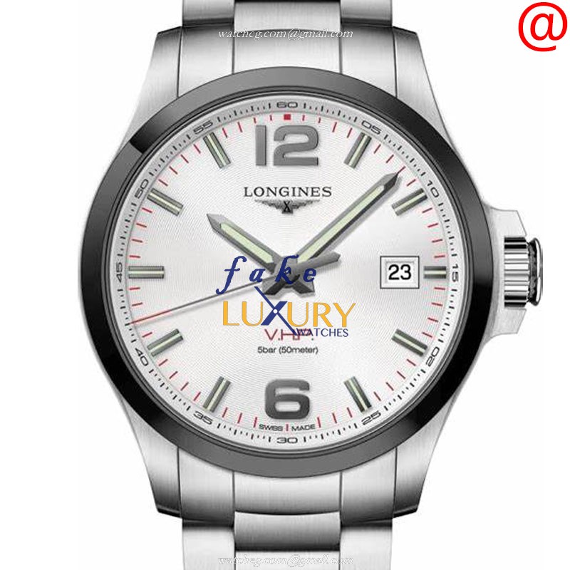 Longines L3.729.4.76.6 Replica Watch, White Dial, Steel Case, Quartz Movement