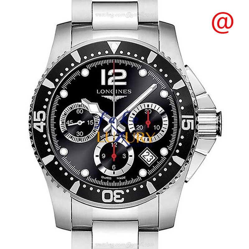 Longines L3.744.4.56.6 Conquest Replica Watch Automatic Movement Black Dial Stainless Steel
