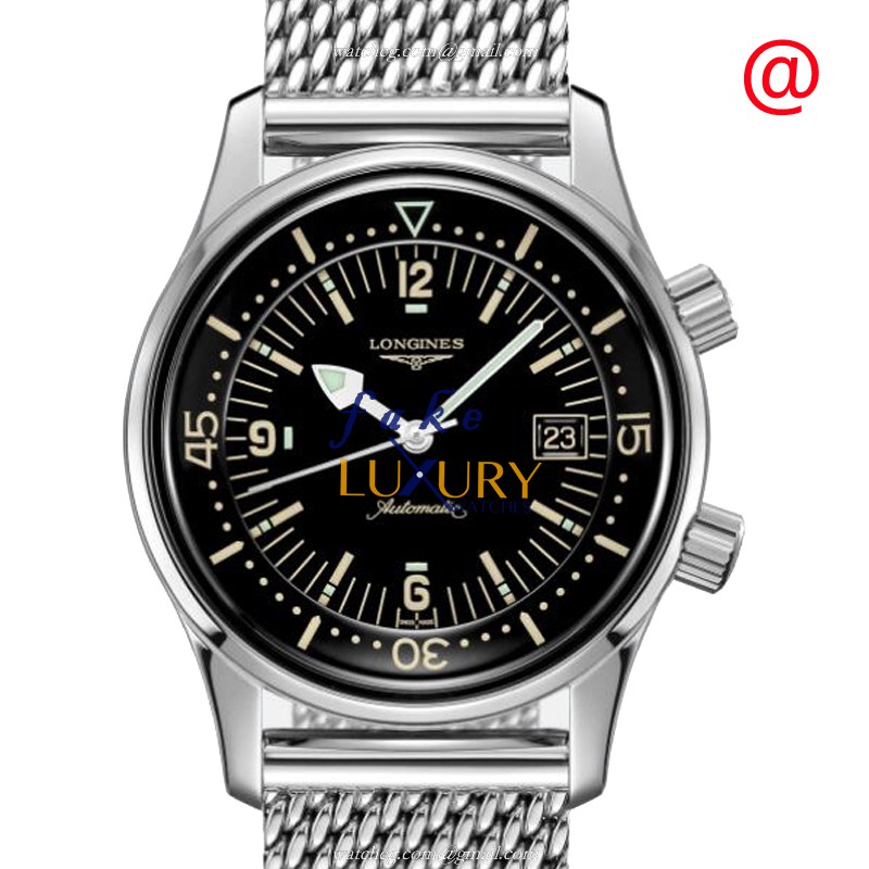Longines Heritage Classic L3.774.4.50.6 Automatic Stainless Steel Black Dial Replica Watch - Luxury Replica Watch