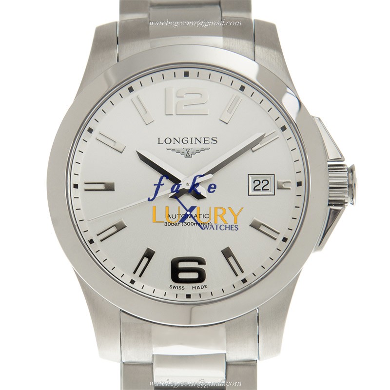Longines L3.776.4.76.6 Replica Watch, Automatic, Silver Dial, Stainless Steel Case
