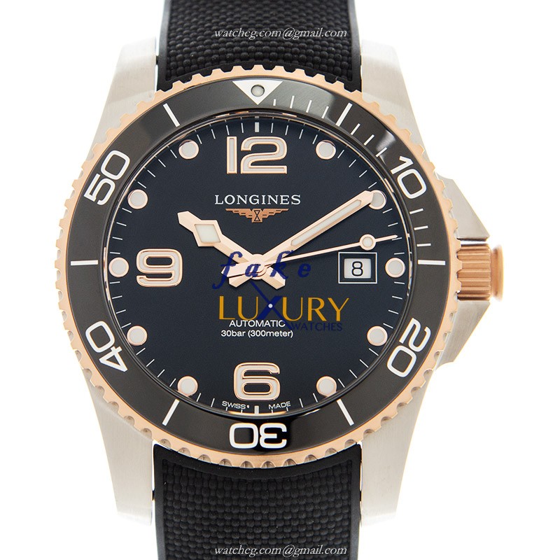 Longines L3.781.3.58.9 Replica Watch, Black Dial, Ceramic Steel Case, Automatic - Luxury Replica Watch