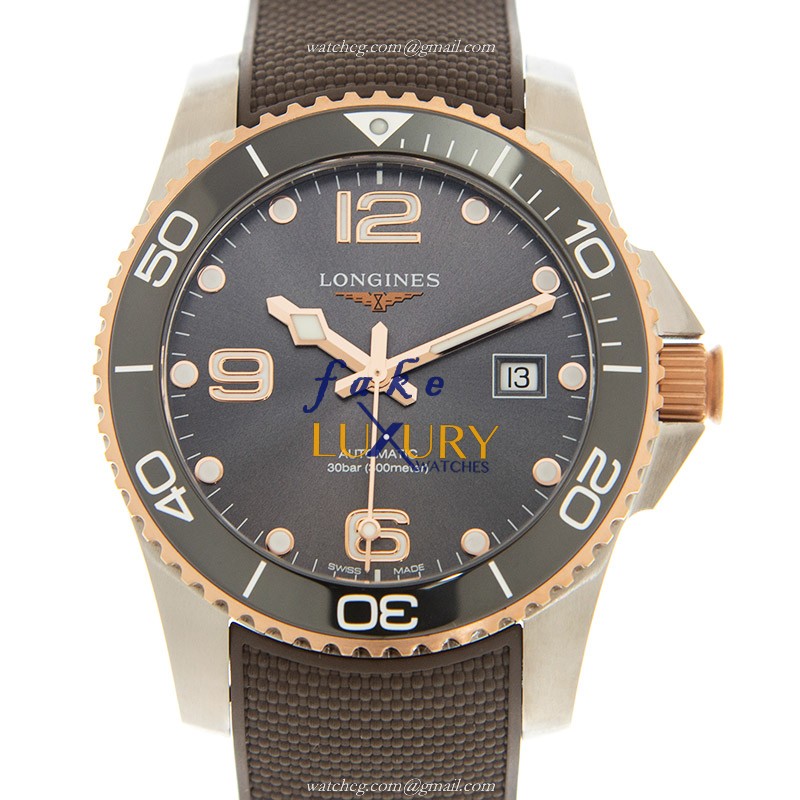Longines L3.781.3.78.9 CONQUEST Auto 18kt Rose Gold Steel Case Replica Watch - Luxury Replica Watch