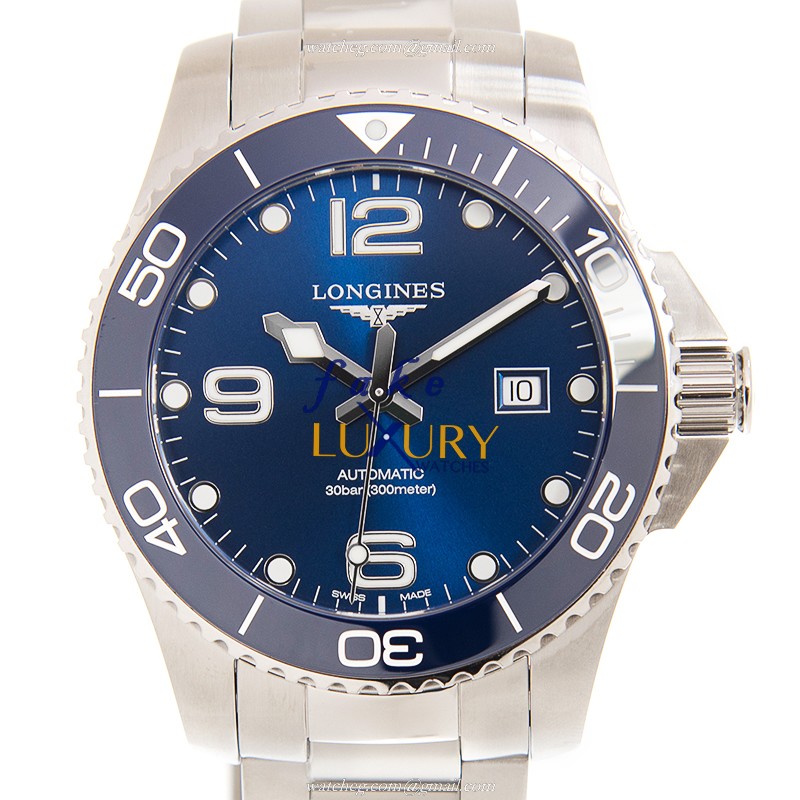 Longines L3.782.4.96.6 Replica Watch, Swiss Automatic, Stainless Steel Case, Blue Dial - Luxury Replica Watch