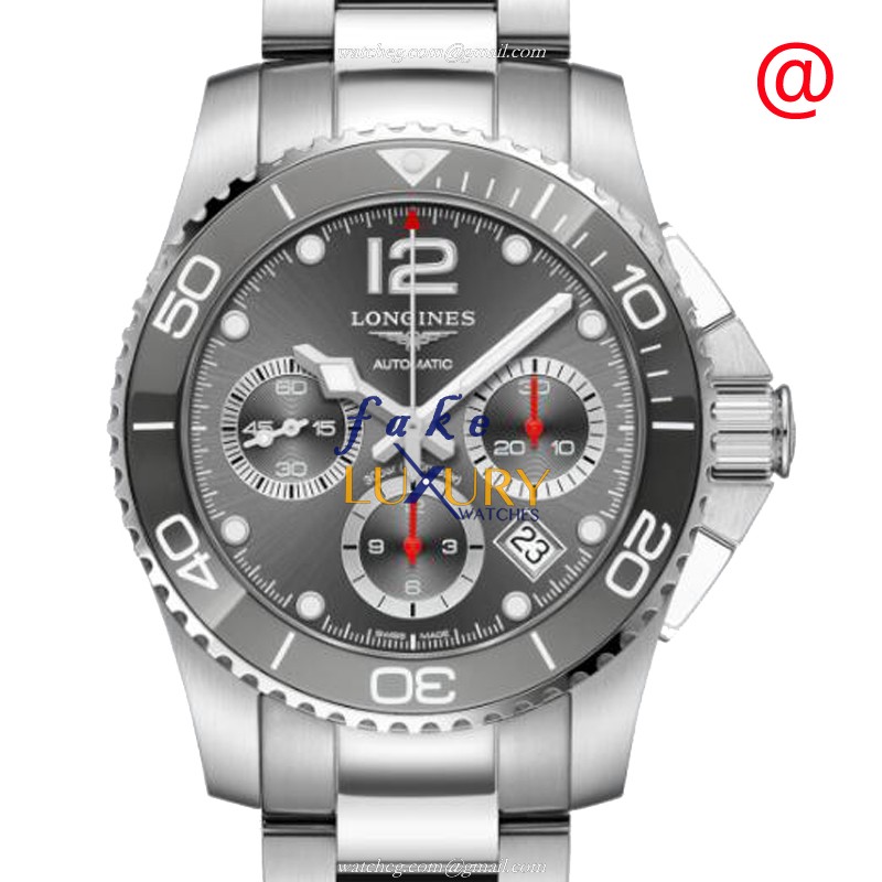 Longines L3.783.4.76.6 Conquest Replica Watch, Automatic Gray Dial Stainless Steel