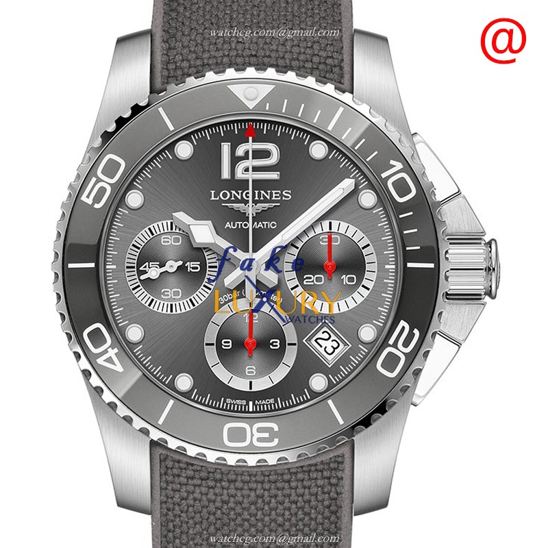 Longines L3.783.4.76.9 Conquest Replica Watch, Gray Dial, Steel Case, Automatic Movement