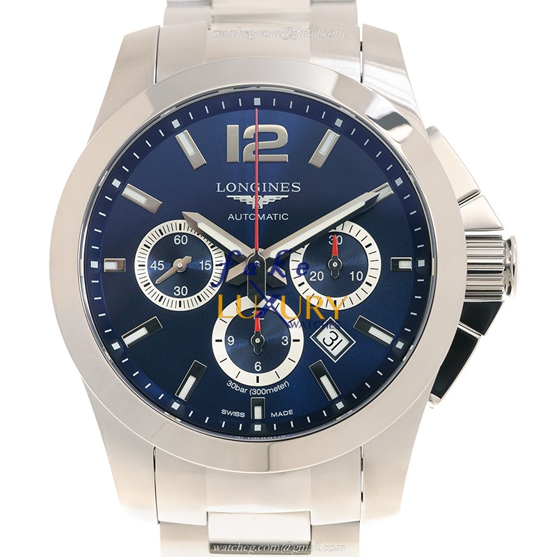 Longines L3.801.4.96.6 CONQUEST Automatic Blue Dial Stainless Steel | Replica Watch