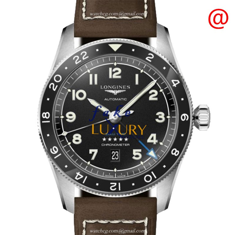 Longines L3.812.4.53.2 SPIRIT Automatic Ceramic & Steel Replica Watch - Luxury Swiss Clone 42mm - Luxury Replica Watch