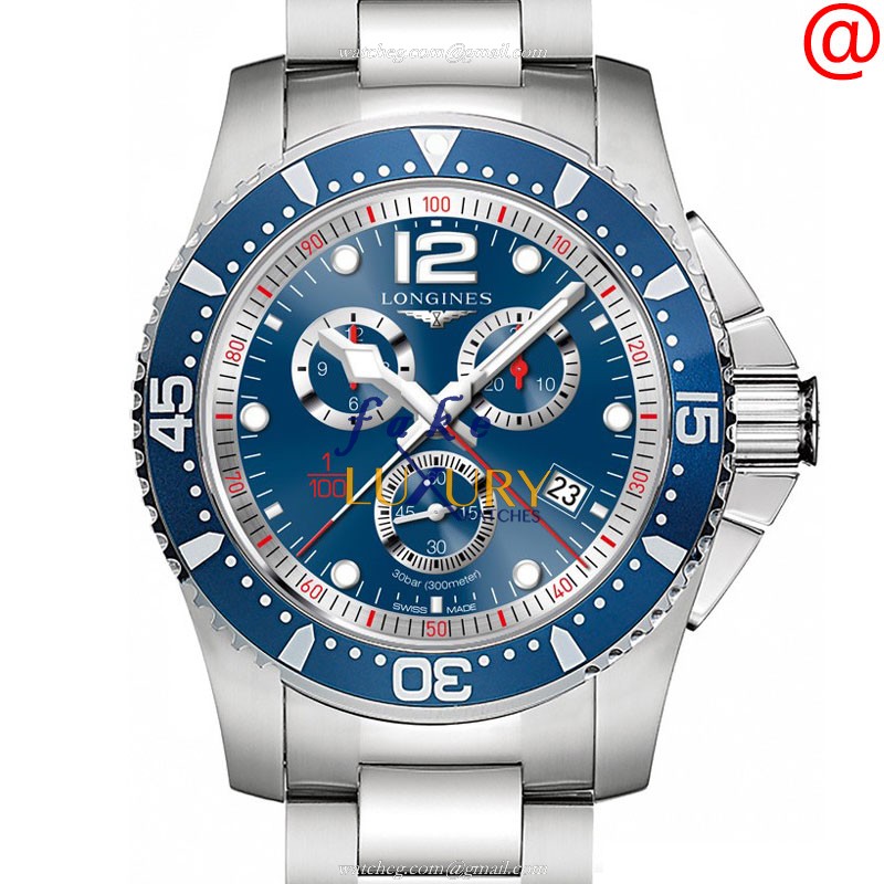 Longines L3.843.4.96.6 Conquest Quartz Blue Dial Stainless Steel Replica Watch