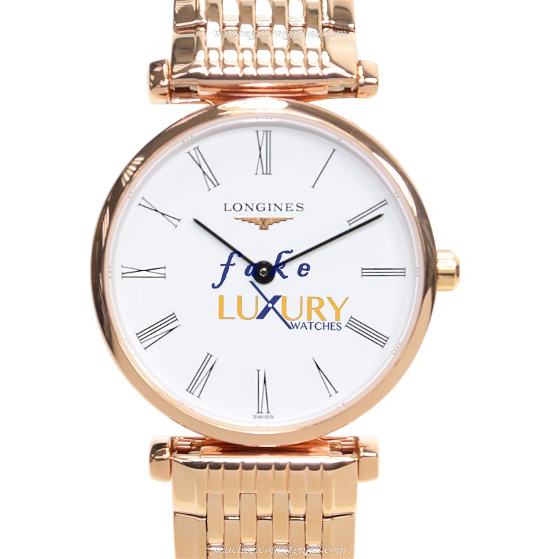 Longines La Grande L4.209.1.91.8 Quartz PVD Gold White Dial | Replica Watch - Luxury Replica Watch