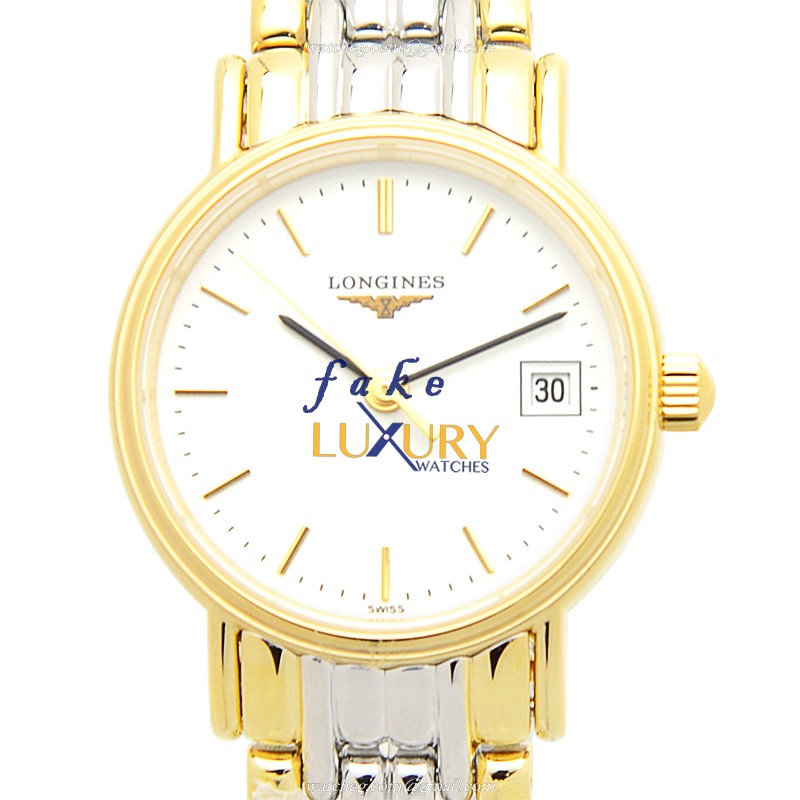 Longines L4.220.2.12.7 PRESENCE Quartz Gold-Plated Stainless Steel Automatic Replica Watch