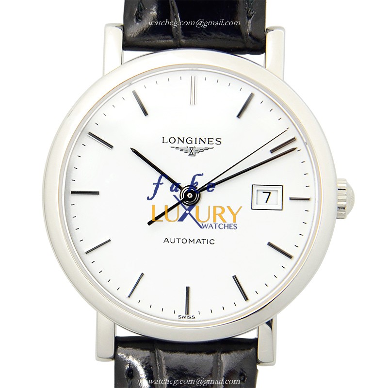 Longines L4.310.4.12.2 Replica Watch, Automatic Movement, White Dial, Steel Bracelet - Luxury Replica Watch