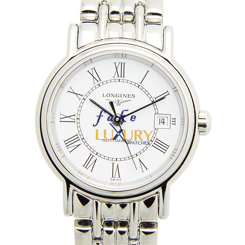 -Longines-L4.321.4.11.6-PRESENCE-Automatic-White-Dial-Silver-Strap Watch