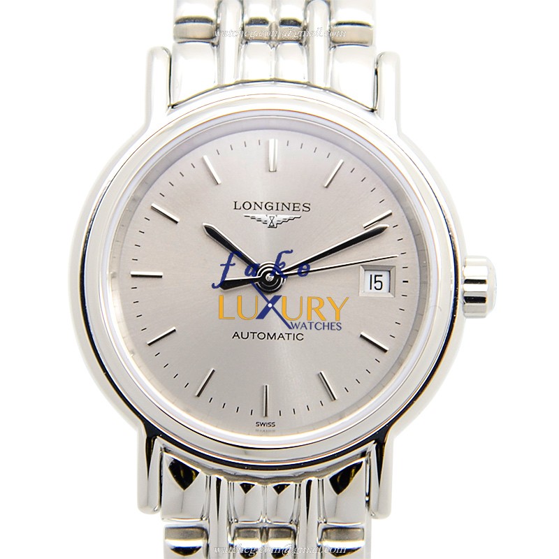 Longines L4.321.4.72.6 PRESENCE Automatic Stainless Steel Replica Watch - Black Dial