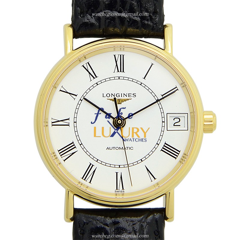 Longines L4.322.2.11.2 Replica Watch, Automatic Swiss Movement, White Dial, Stainless Steel Case - Luxury Replica Watch