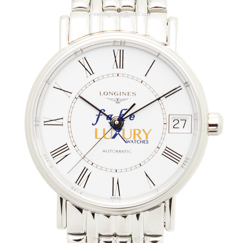 Longines L4.322.4.11.6 PRESENCE - Automatic - Stainless Steel Case - Replica Watch