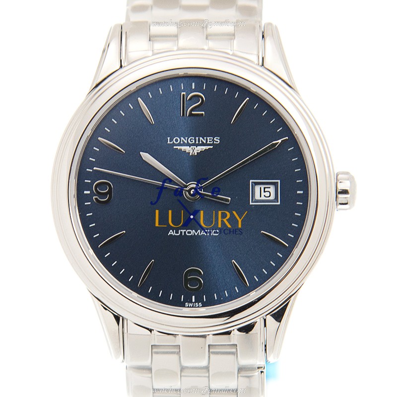 Longines L4.374.4.96.6 FLAGSHIP Automatic Stainless Steel Replica Watch with Sapphire Crystal