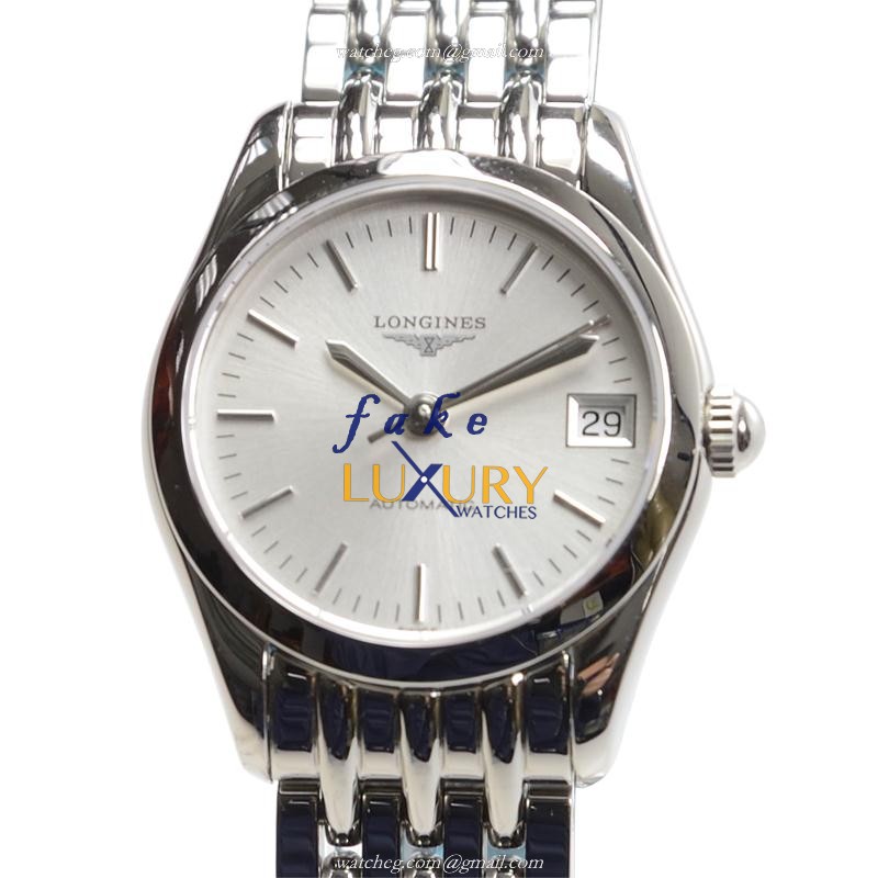 Longines L4.398.4.72.6 ELEGANT SERIES Automatic Stainless Steel Watch - Replica Watch - Luxury Replica Watch