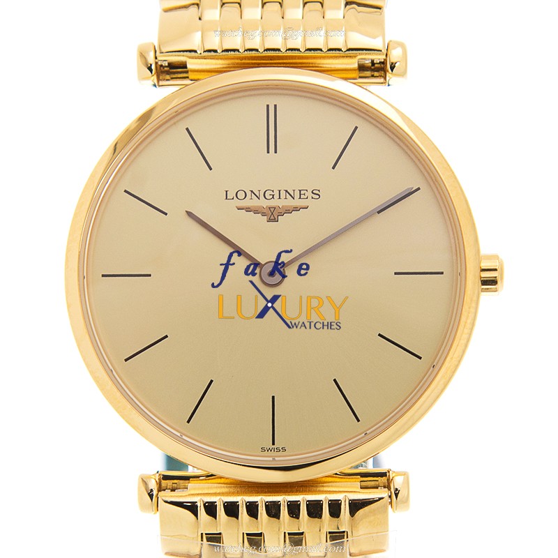 Longines L4.512.2.32.8 La Grande Quartz PVD Gold 29mm | Automatic | Steel | Replica Watch