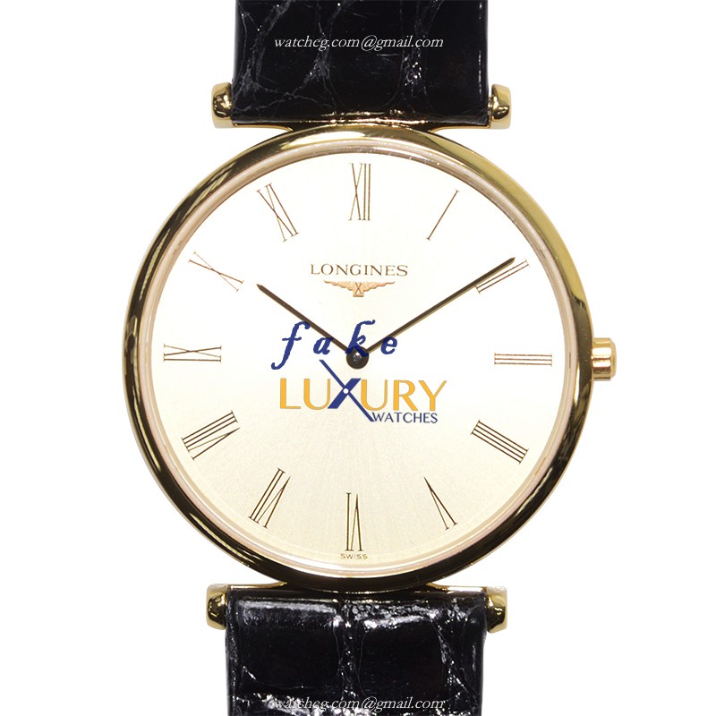 Longines L4.709.2.31.2 Quartz PVD Gold - Replica Watch - L4.709.2.31.2 - Automatic - Steel Case