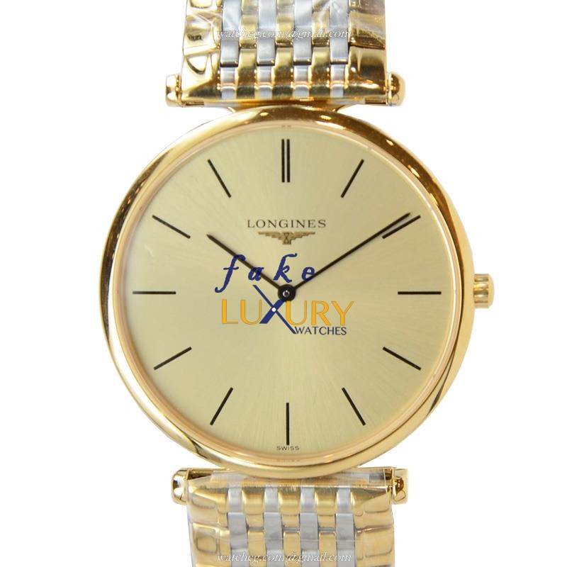 Longines L4.709.2.32.7 Quartz PVD Gold Replica Watch - Model L4.709.2.32.7 - Luxury Clone Watch