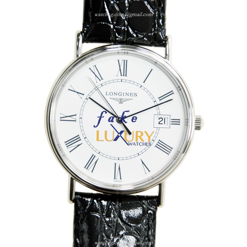 Longines L4.720.4.11.2 - Replica Watch - 0.5KG - Quartz Stainless Steel Case - White Dial Black