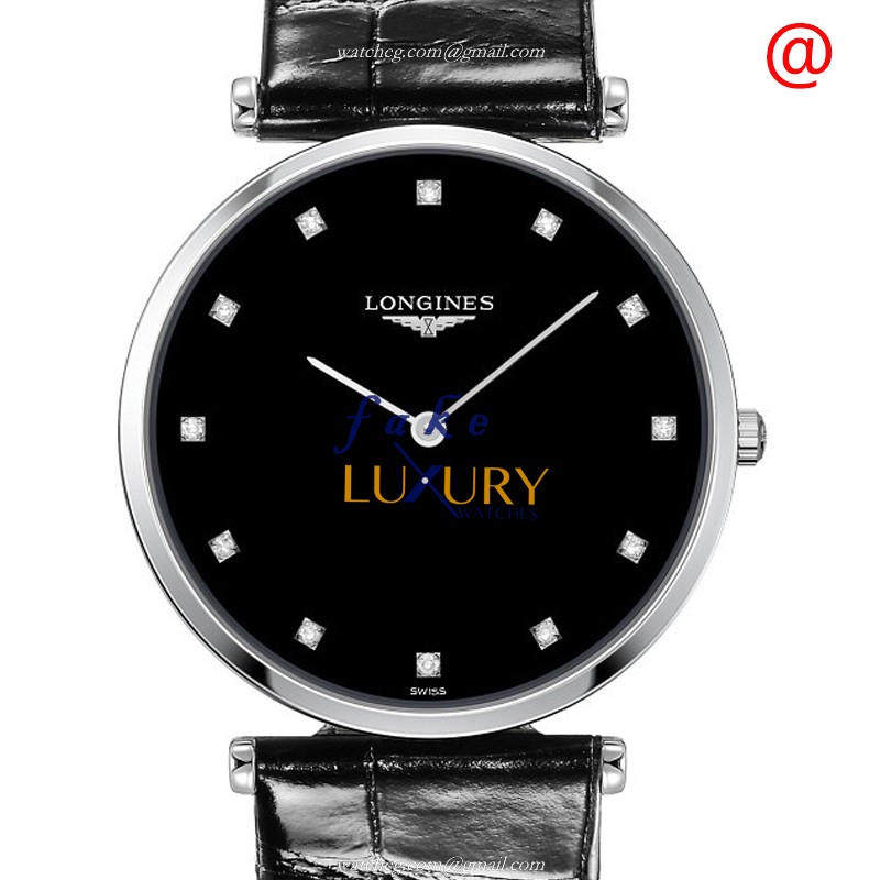 Longines L4.755.4.58.2 - Replica Watch - Quartz - Stainless Steel Case - 36mm - Luxury Replica Watch
