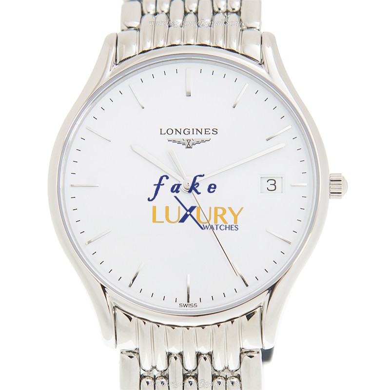 Longines L4.759.4.12.6 Lyre Replica Watch With Quartz Movement White Dial Stainless Steel Strap