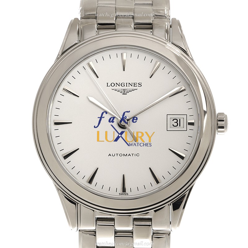 Longines L4.774.4.13.6 Flagship Replica Watch - Automatic - White Dial - 36mm Steel Case