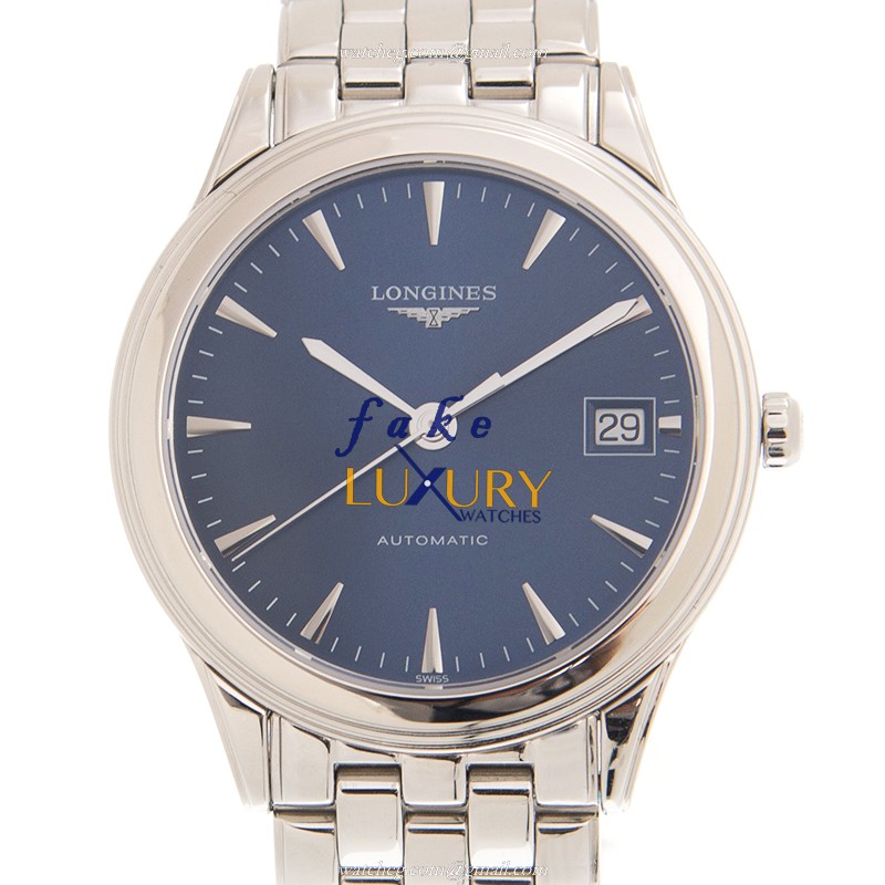 Longines L4.774.4.92.6 FLAGSHIP Automatic Blue Dial Stainless Steel Replica Watch