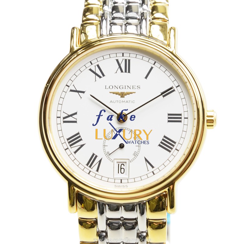 Longines L4.804.2.11.7 PRESENCE Automatic Gold-Plated & Stainless Steel  Replica Watches