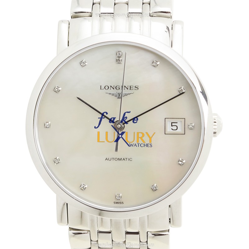 Longines L4.809.4.87.6 | Automatic | White Dial | Steel Bracelet | Replica Watch