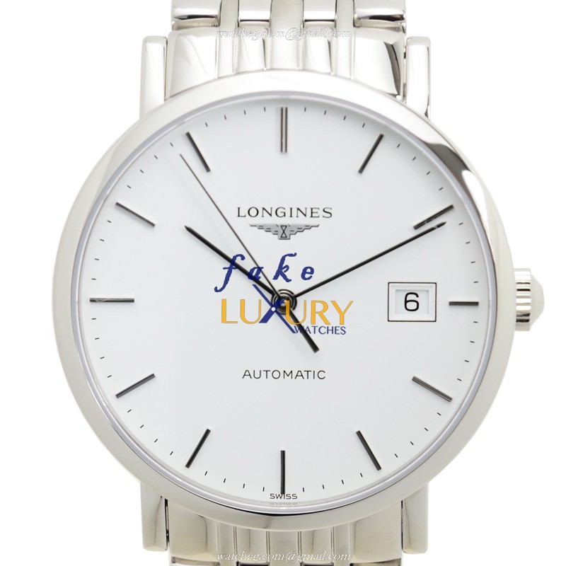 Longines L4.810.4.12.6 Elegant Replica Watch Automatic White Dial Steel Bracelet - Luxury Replica Watch