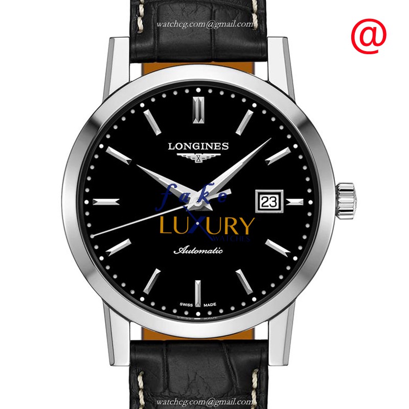 Longines L4.825.4.52.0 1832 Replica Watch, Automatic Movement, Black Dial, Steel Case