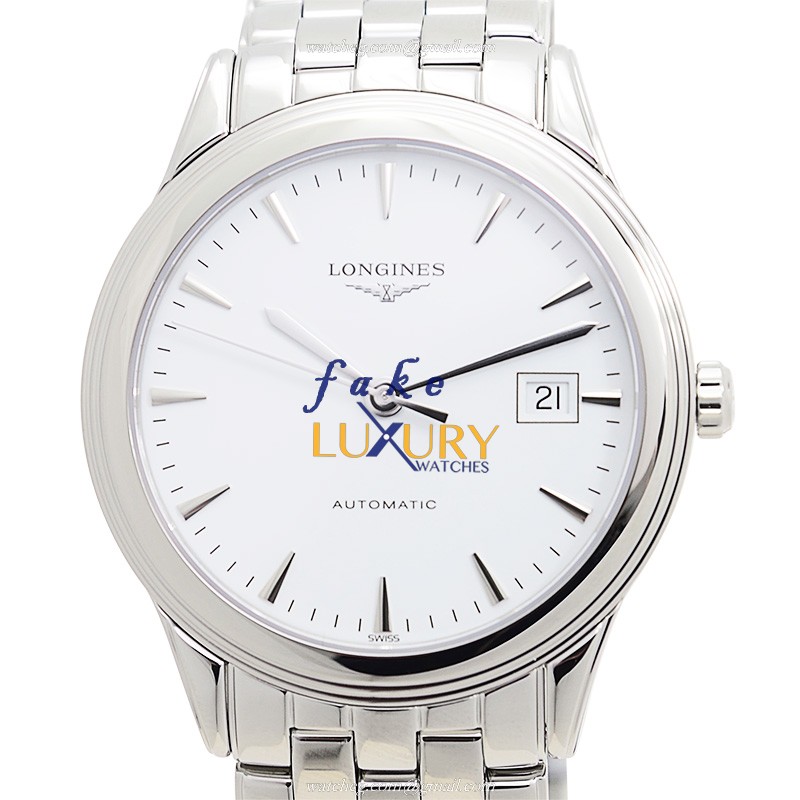 - L4.874.4.12.6 FLAGSHIP Automatic Replica Watch - Stainless Steel - White Dial - Luxury Replica Watch