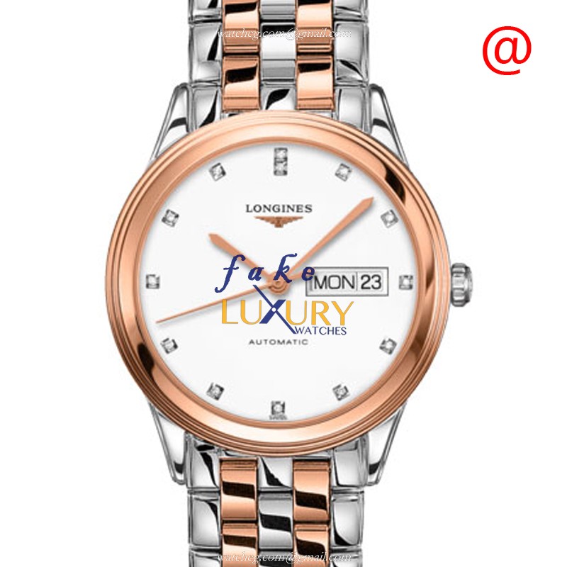 Longines L4.899.3.99.7 FLAGSHIP | Automatic | 18kt Rose Gold & Steel | Replica Watch - Luxury Replica Watch
