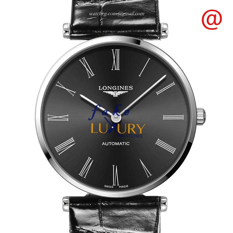 Longines L4.918.4.51.2 LA GRANDE Replica, Automatic Movement, Swiss Steel Case, Black Dial & - Luxury Replica Watch